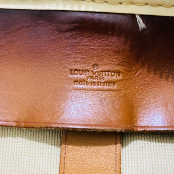 SOLD!!Original Vintage Louis Vuitton Suitcase 55 monogram - Picture 9 of 13